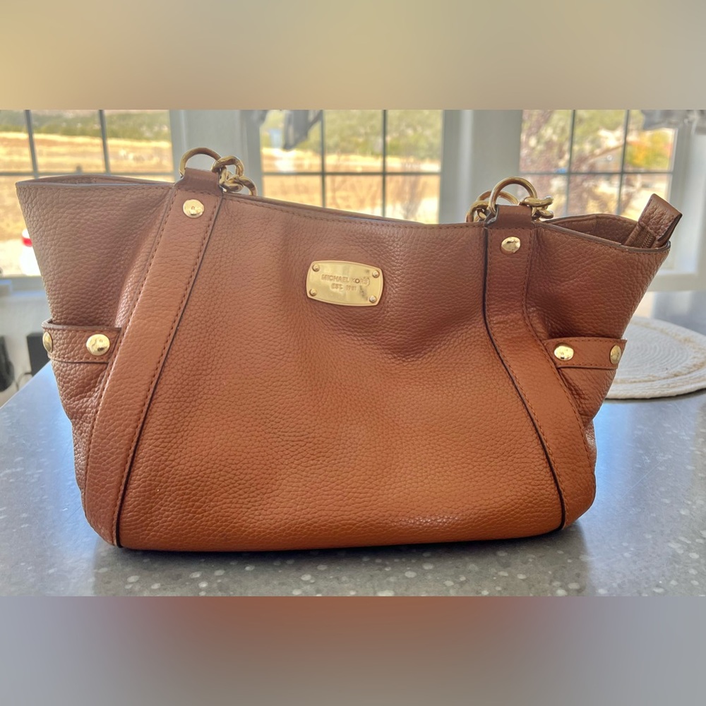 Leather Michael Kors tote